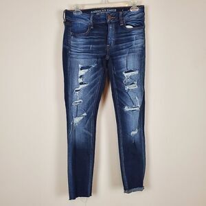 American Eagle Outfitters Ripped Distressed Jeggings Size 2